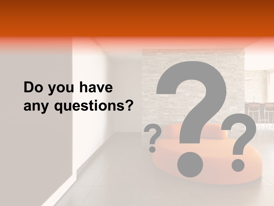 Comfortable Passage Furnished PowerPoint Template