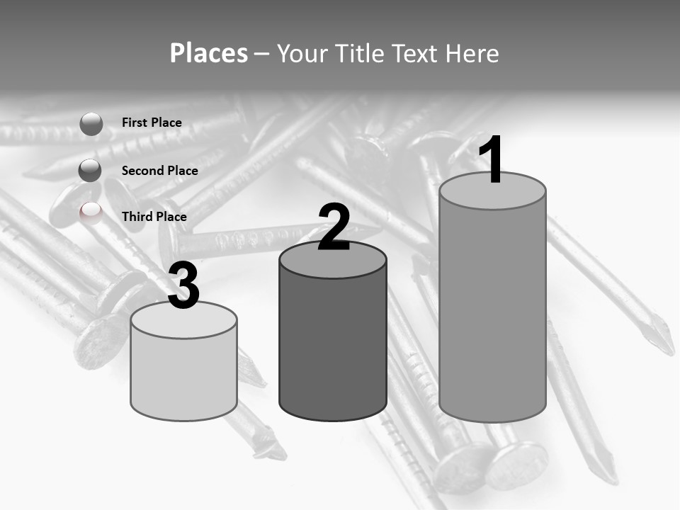 Detail Metallic Plank PowerPoint Template