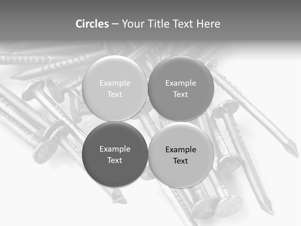 Detail Metallic Plank PowerPoint Template