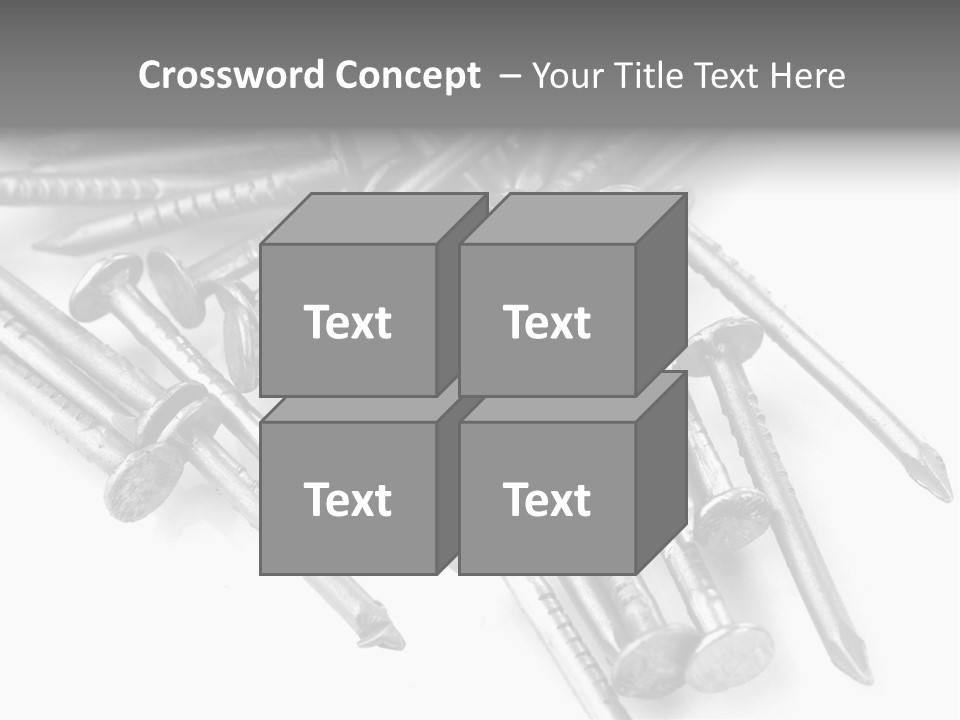 Detail Metallic Plank PowerPoint Template