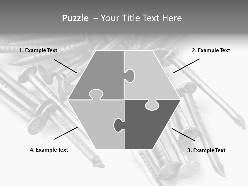 Detail Metallic Plank PowerPoint Template