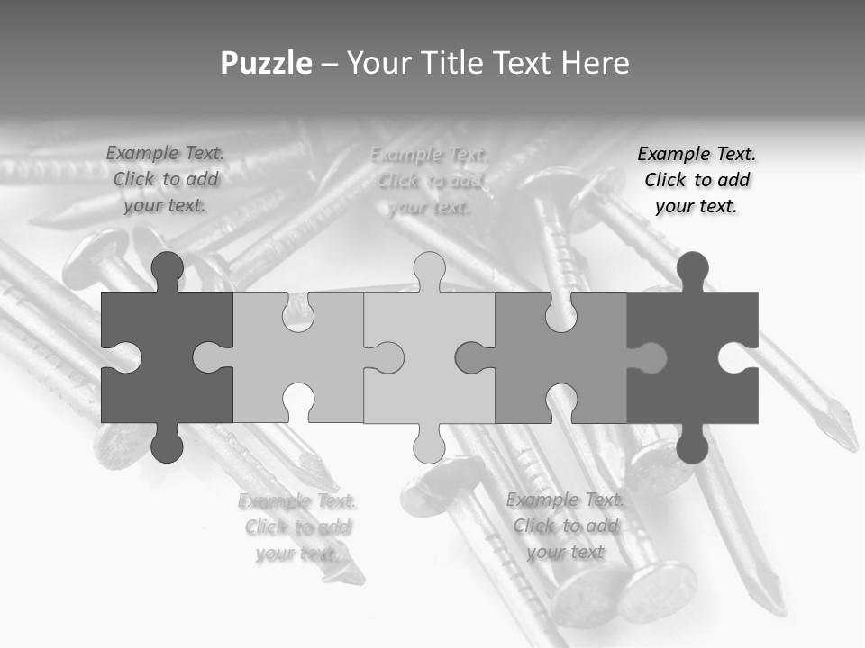 Detail Metallic Plank PowerPoint Template