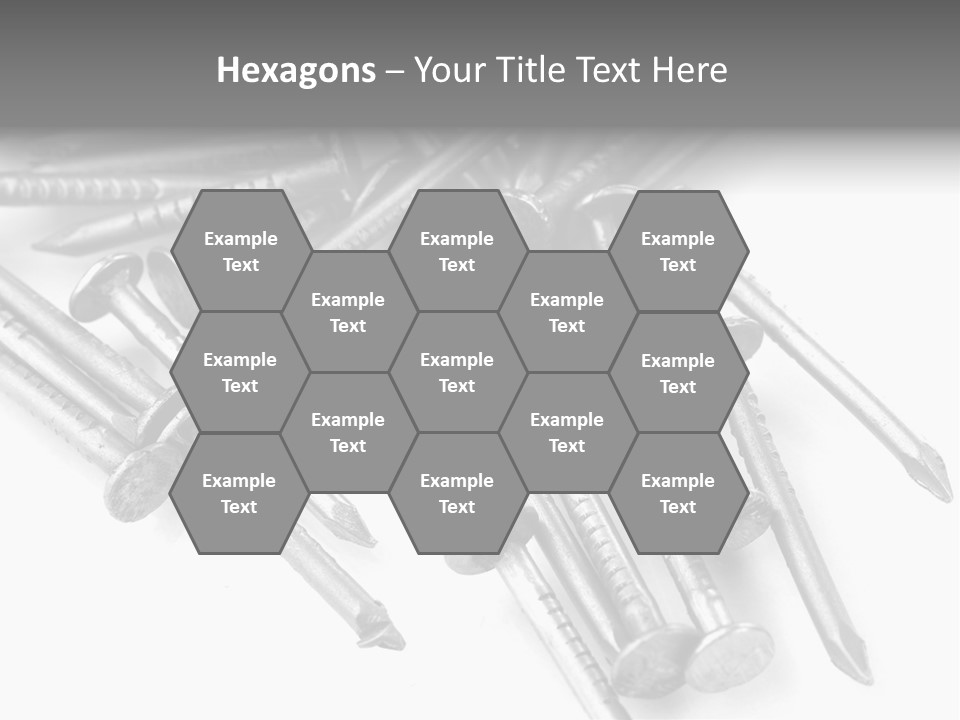 Detail Metallic Plank PowerPoint Template