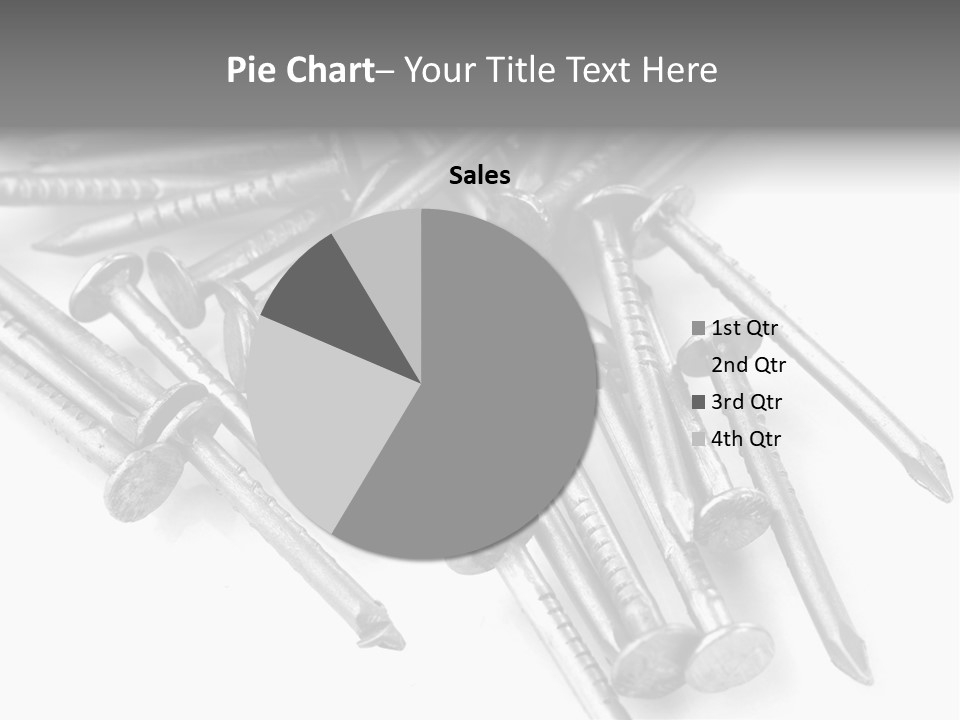 Detail Metallic Plank PowerPoint Template