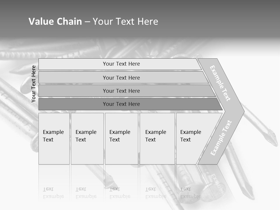Detail Metallic Plank PowerPoint Template