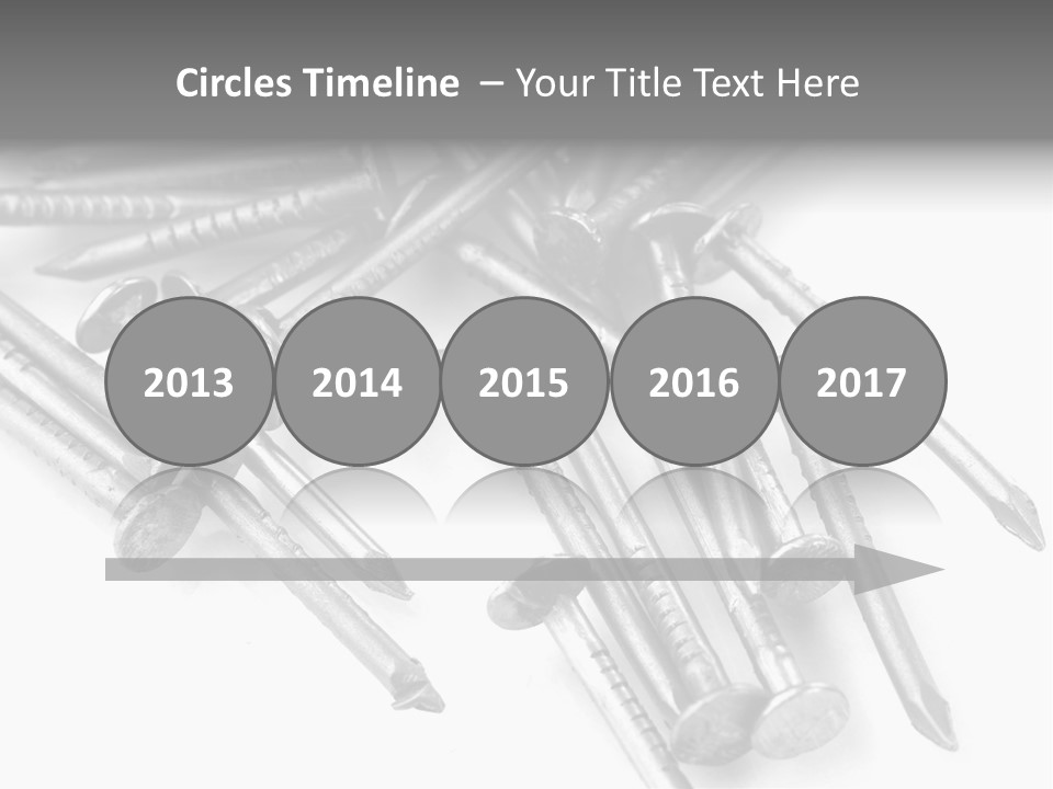 Detail Metallic Plank PowerPoint Template