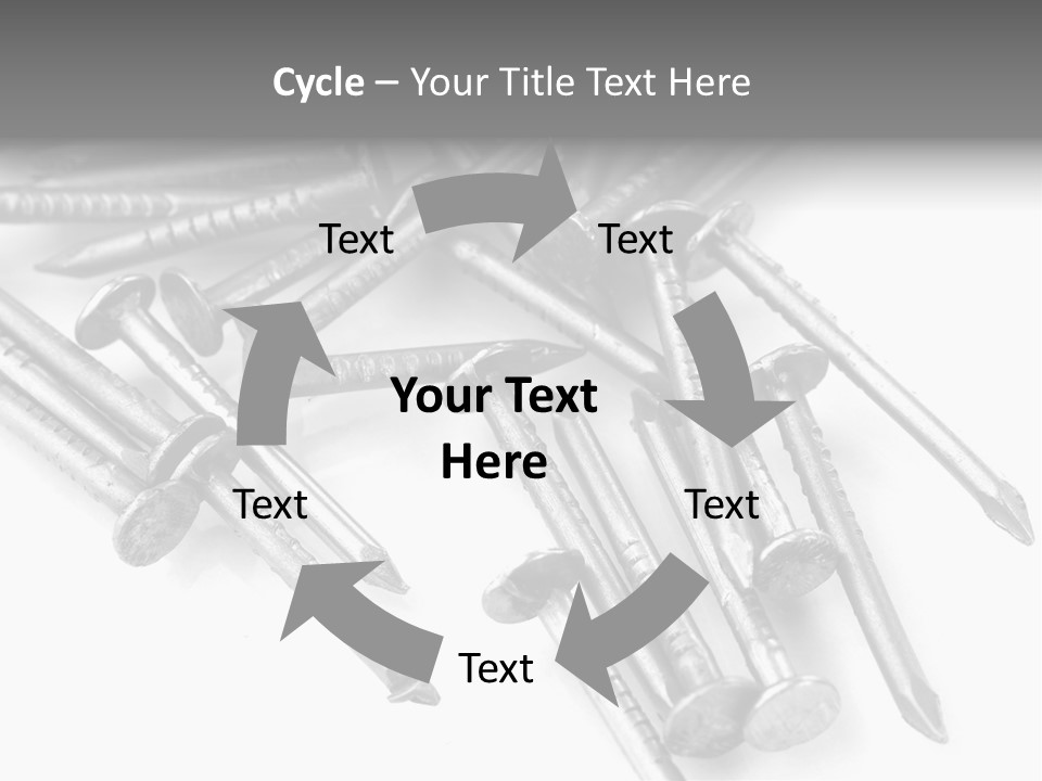 Detail Metallic Plank PowerPoint Template