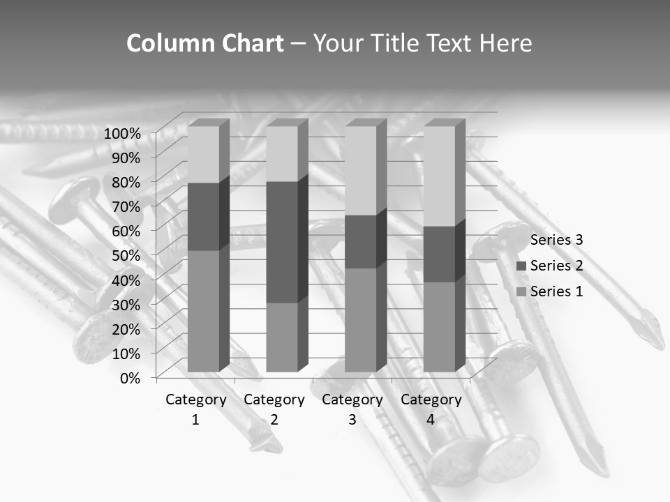 Detail Metallic Plank PowerPoint Template