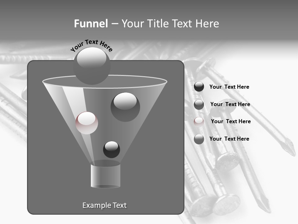 Detail Metallic Plank PowerPoint Template