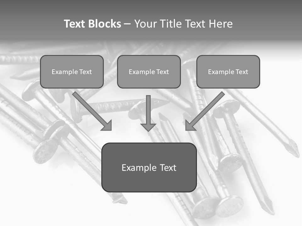 Detail Metallic Plank PowerPoint Template