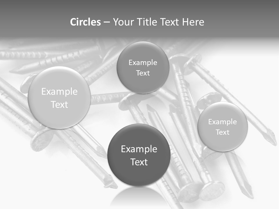 Detail Metallic Plank PowerPoint Template