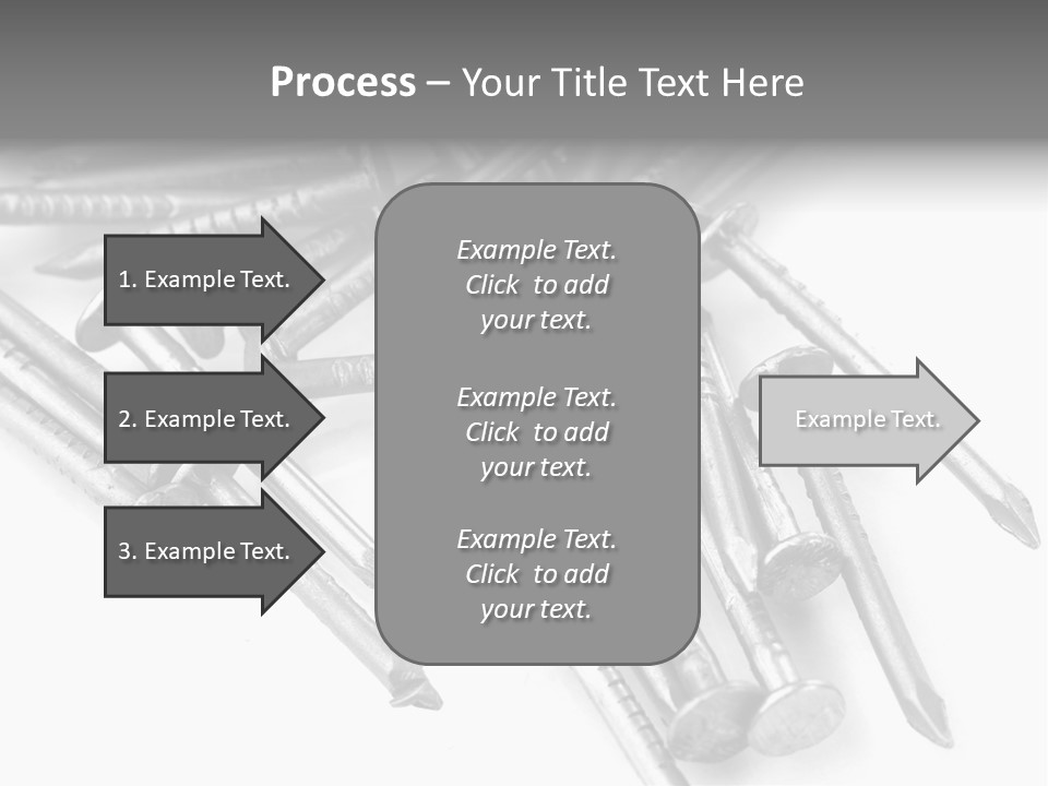 Detail Metallic Plank PowerPoint Template