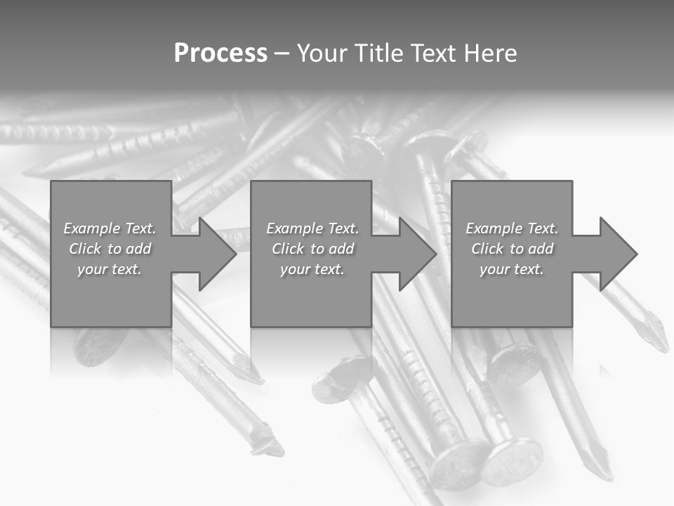 Detail Metallic Plank PowerPoint Template