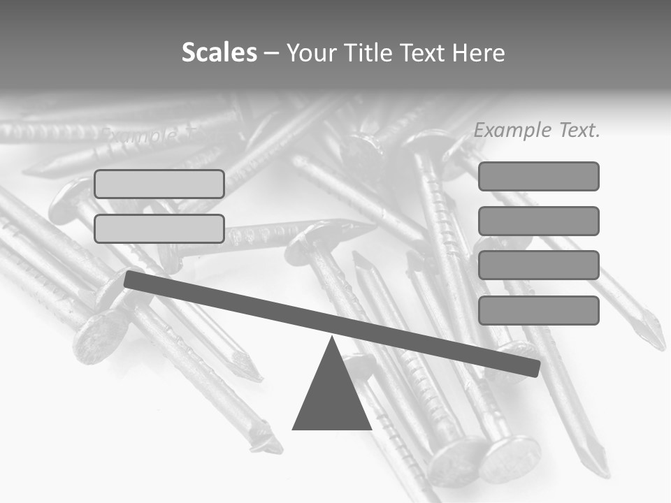 Detail Metallic Plank PowerPoint Template