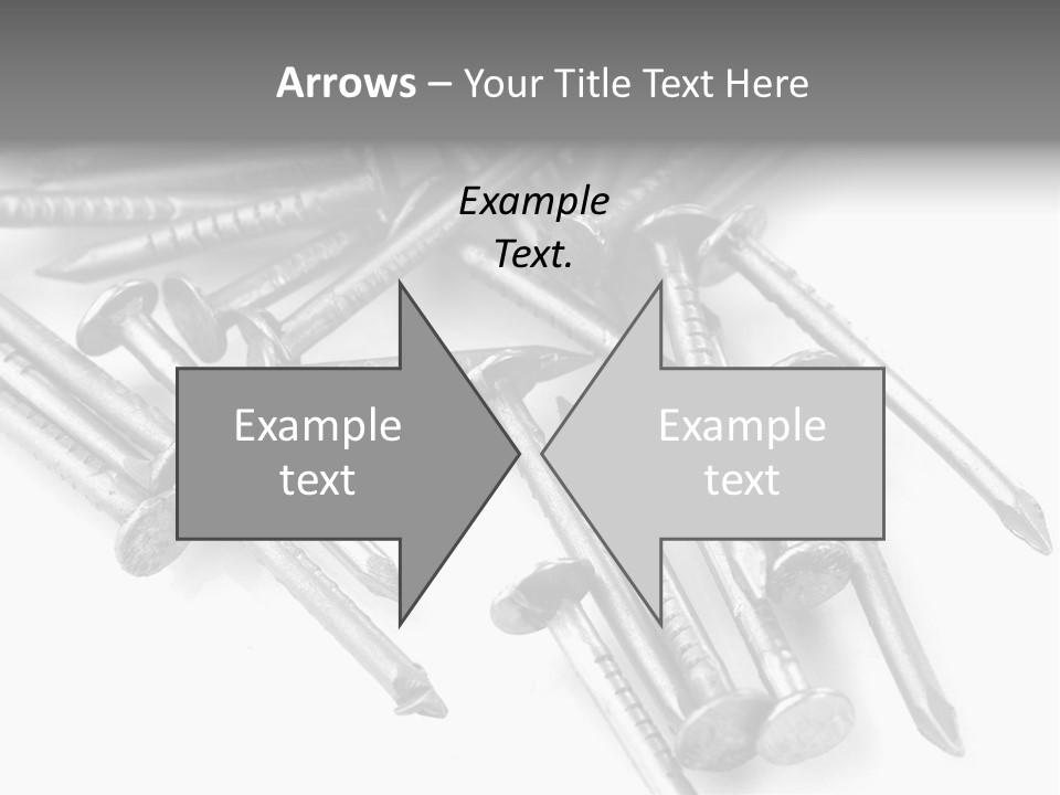 Detail Metallic Plank PowerPoint Template