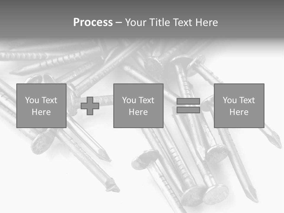 Detail Metallic Plank PowerPoint Template