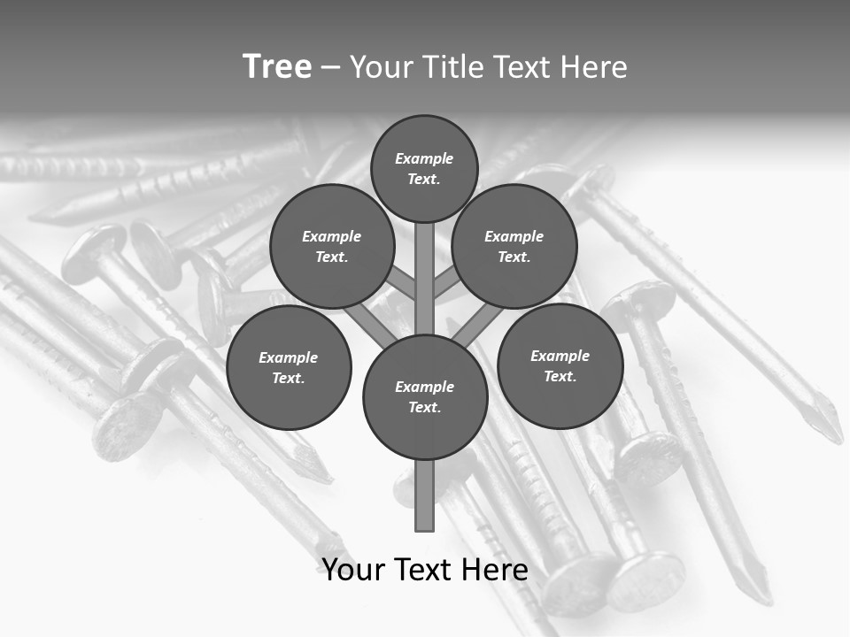 Detail Metallic Plank PowerPoint Template