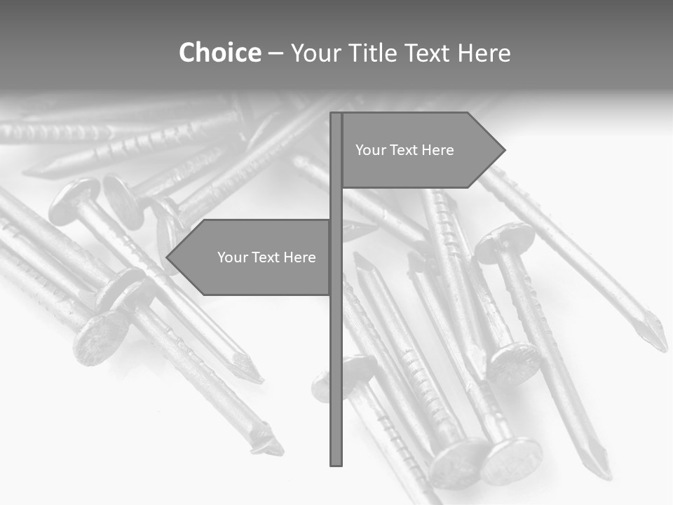 Detail Metallic Plank PowerPoint Template