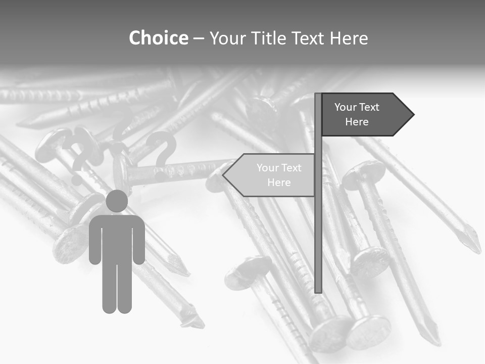 Detail Metallic Plank PowerPoint Template