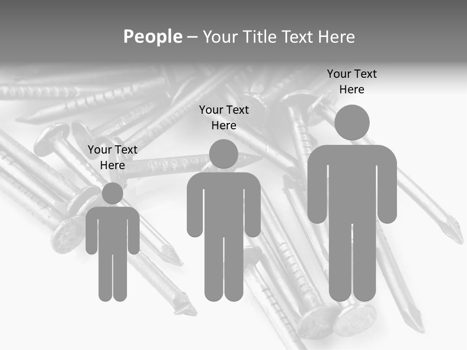 Detail Metallic Plank PowerPoint Template