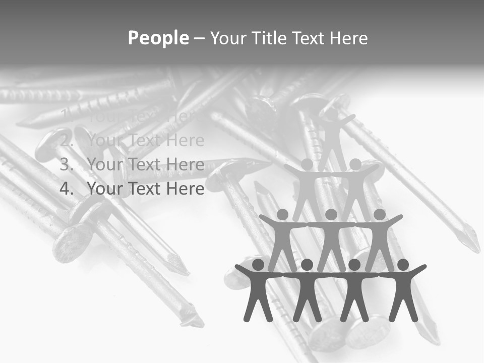 Detail Metallic Plank PowerPoint Template