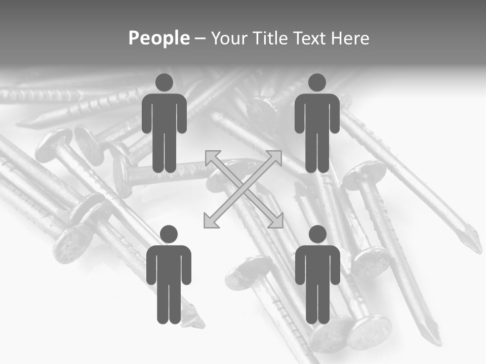 Detail Metallic Plank PowerPoint Template