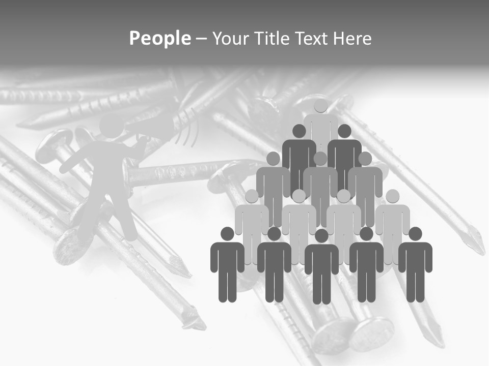 Detail Metallic Plank PowerPoint Template