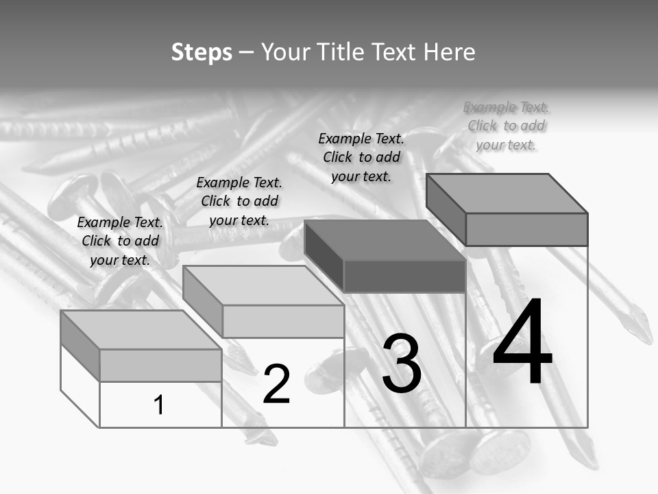 Detail Metallic Plank PowerPoint Template