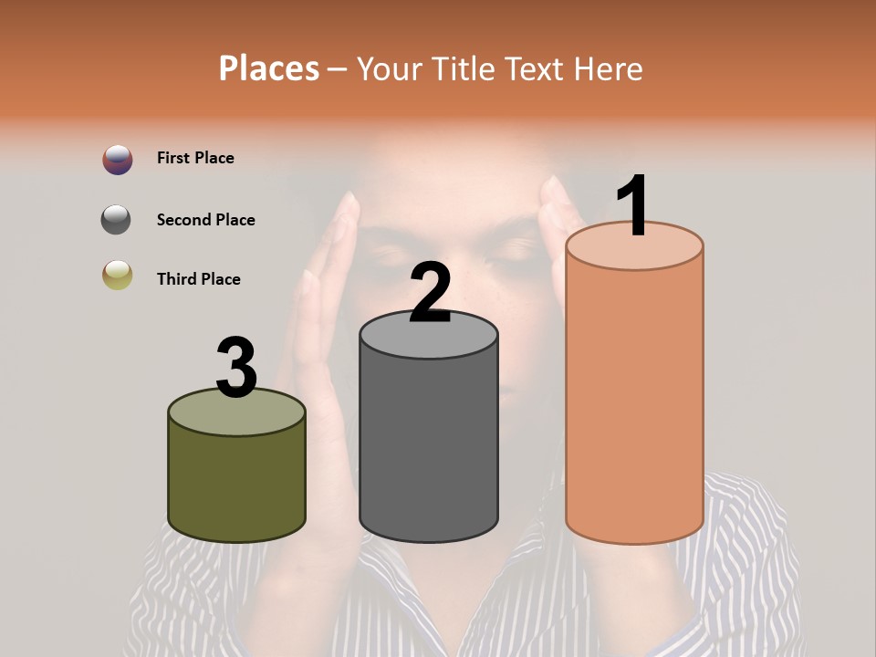 Emotional Stress Head And Shoulders Sadness PowerPoint Template