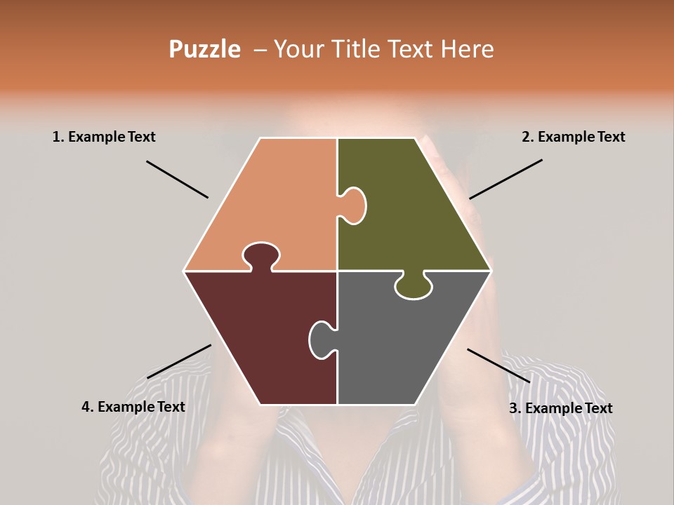 Emotional Stress Head And Shoulders Sadness PowerPoint Template