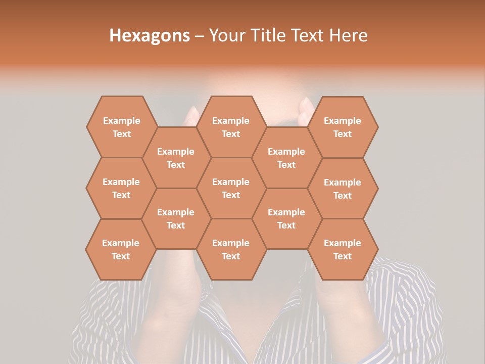 Emotional Stress Head And Shoulders Sadness PowerPoint Template