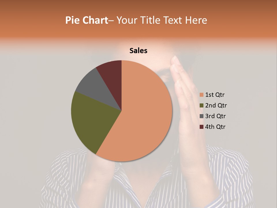 Emotional Stress Head And Shoulders Sadness PowerPoint Template