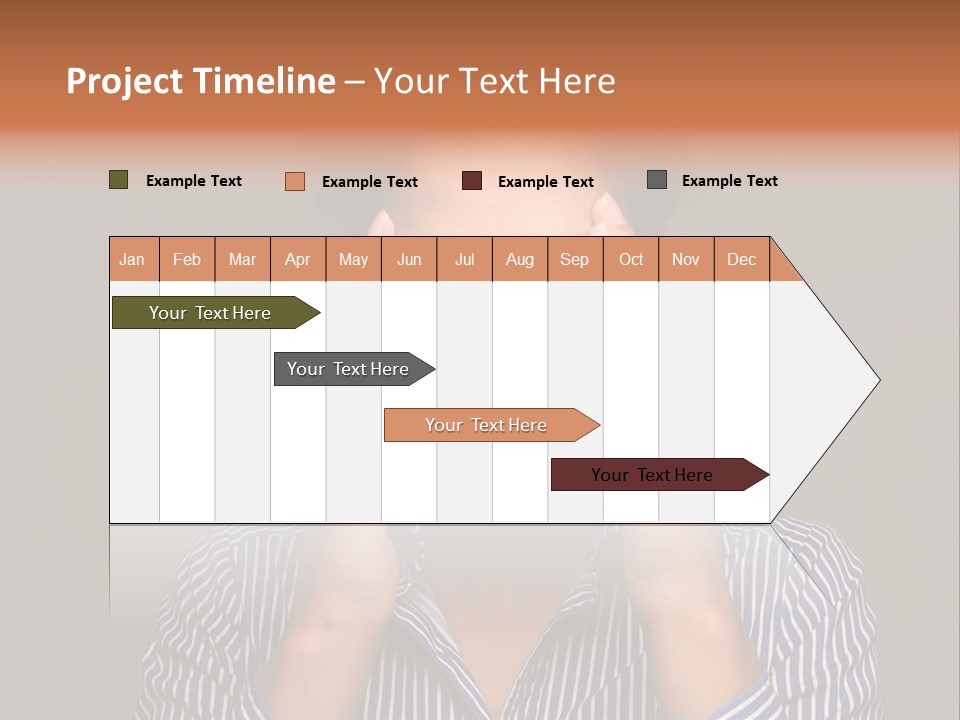 Emotional Stress Head And Shoulders Sadness PowerPoint Template