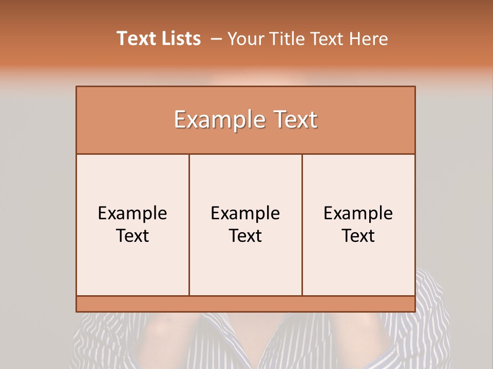 Emotional Stress Head And Shoulders Sadness PowerPoint Template