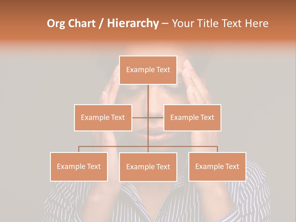 Emotional Stress Head And Shoulders Sadness PowerPoint Template