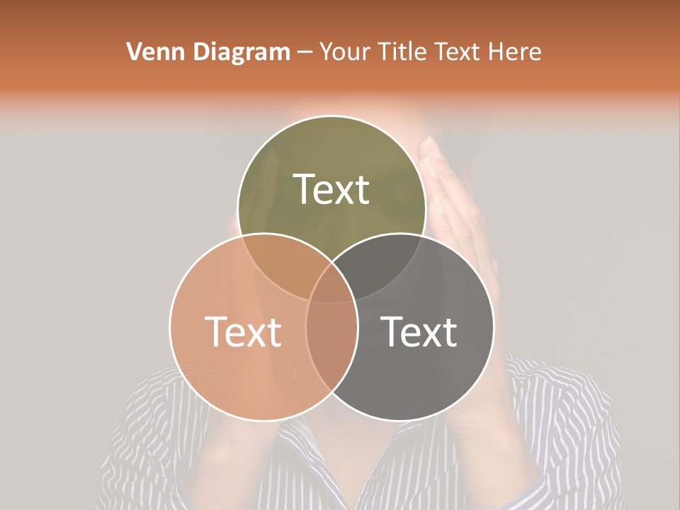 Emotional Stress Head And Shoulders Sadness PowerPoint Template