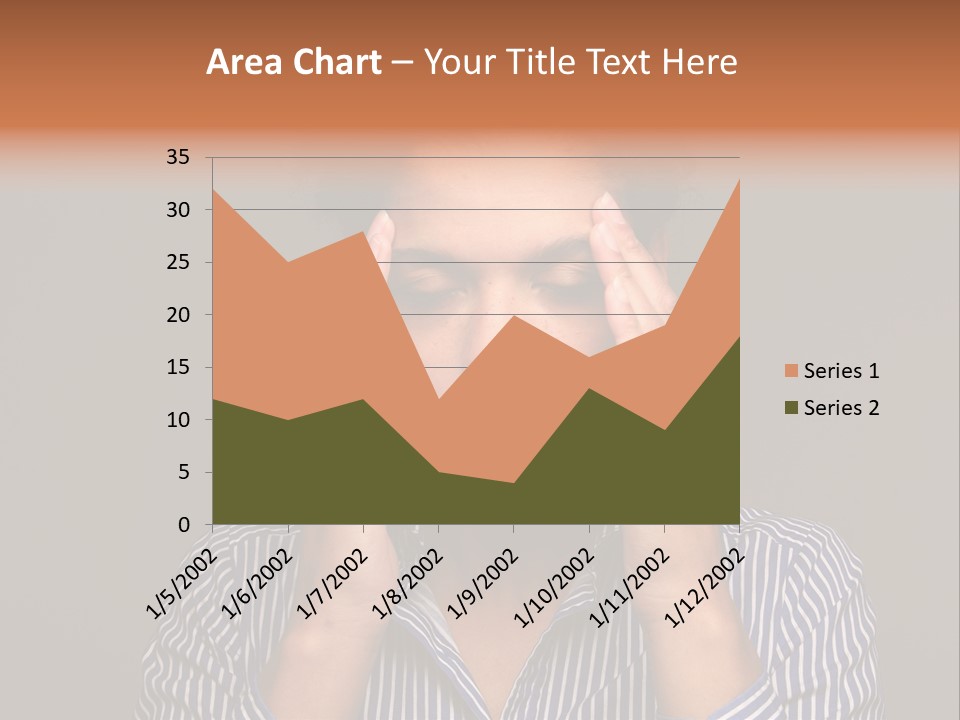Emotional Stress Head And Shoulders Sadness PowerPoint Template