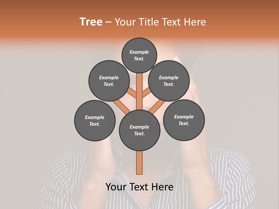 Emotional Stress Head And Shoulders Sadness PowerPoint Template