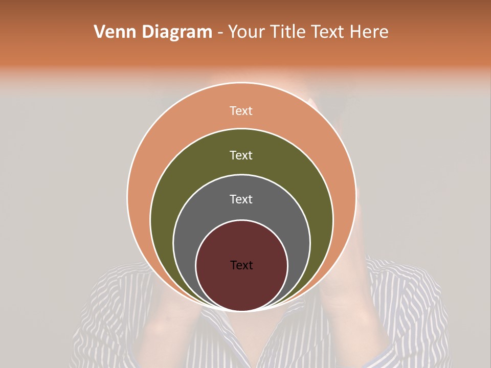 Emotional Stress Head And Shoulders Sadness PowerPoint Template
