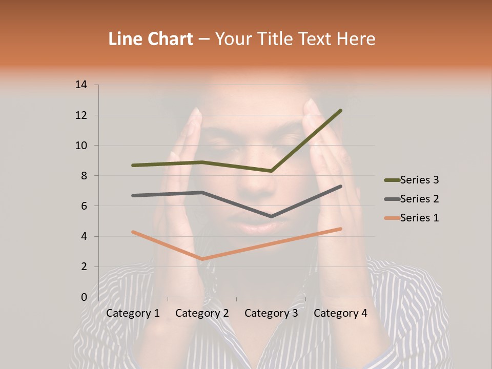 Emotional Stress Head And Shoulders Sadness PowerPoint Template