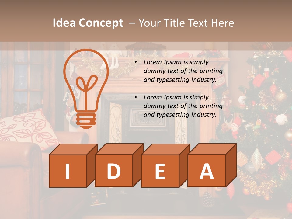 Space Luxury Copy PowerPoint Template