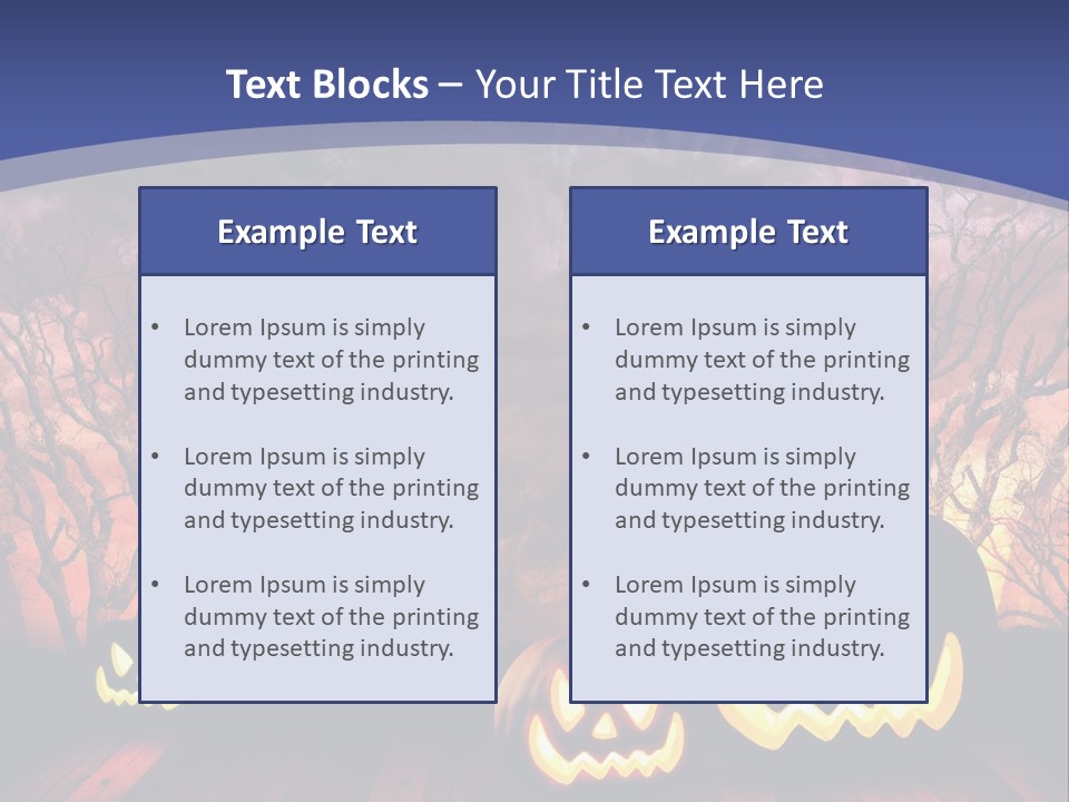 Faces Orange Fall PowerPoint Template