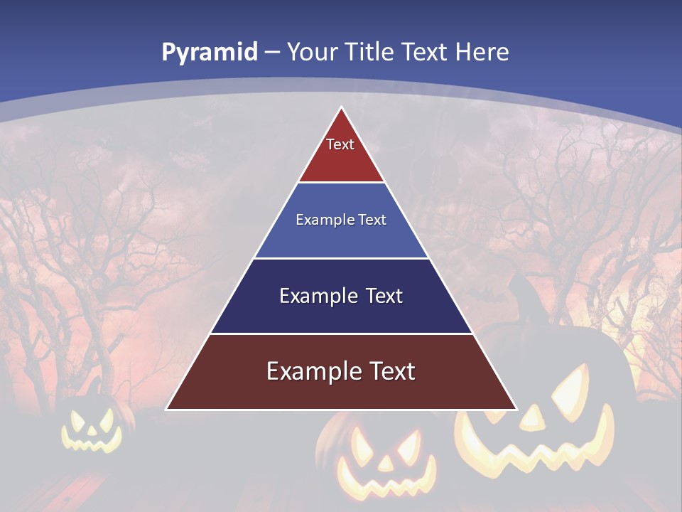Faces Orange Fall PowerPoint Template