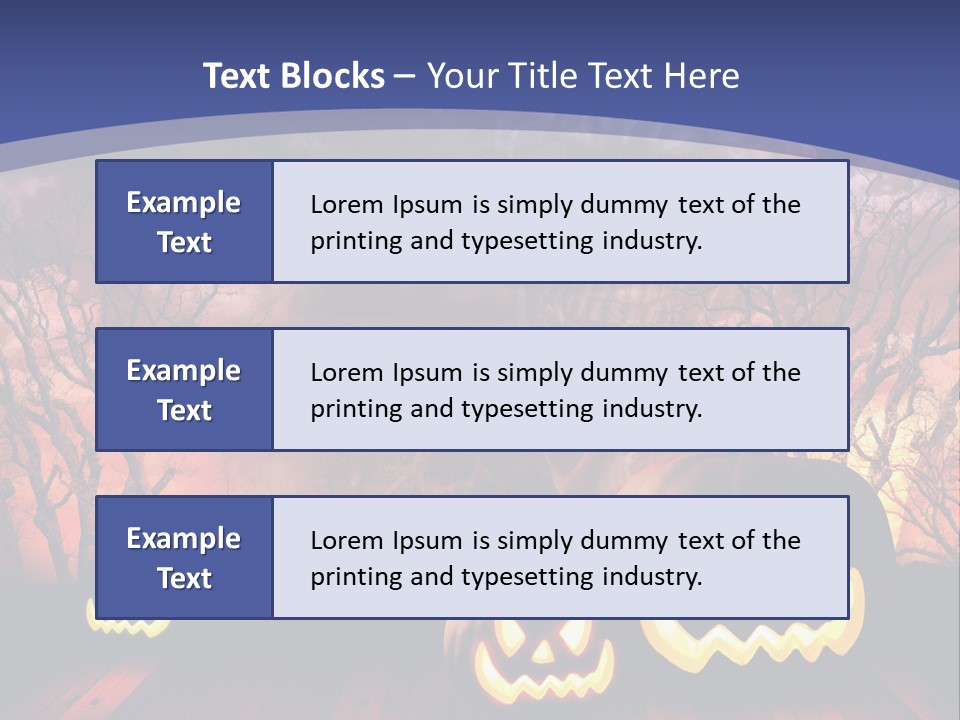 Faces Orange Fall PowerPoint Template
