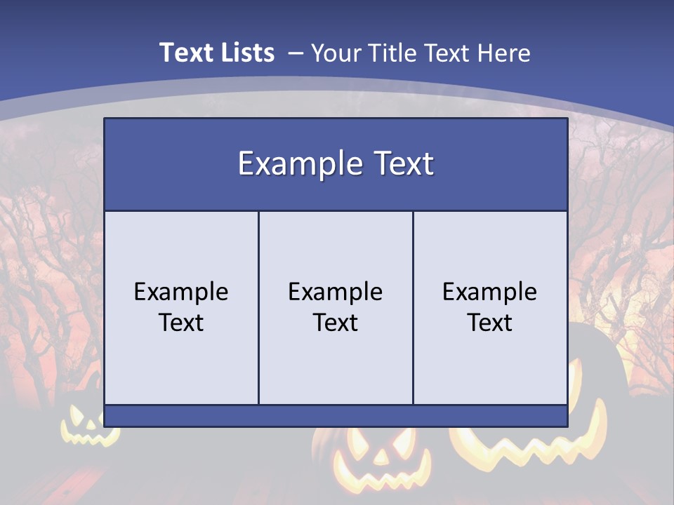 Faces Orange Fall PowerPoint Template
