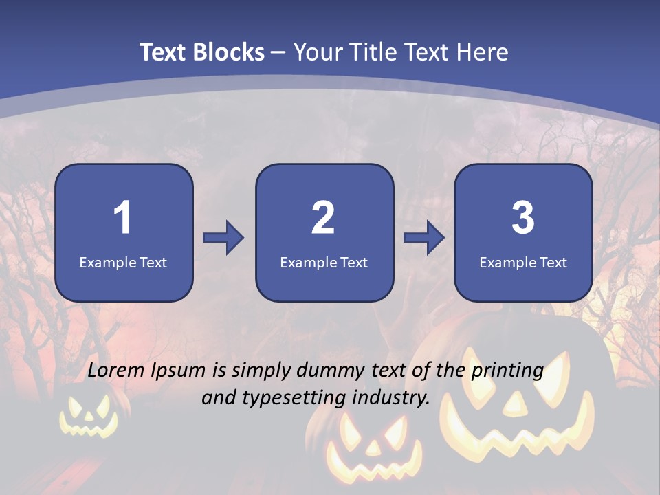 Faces Orange Fall PowerPoint Template