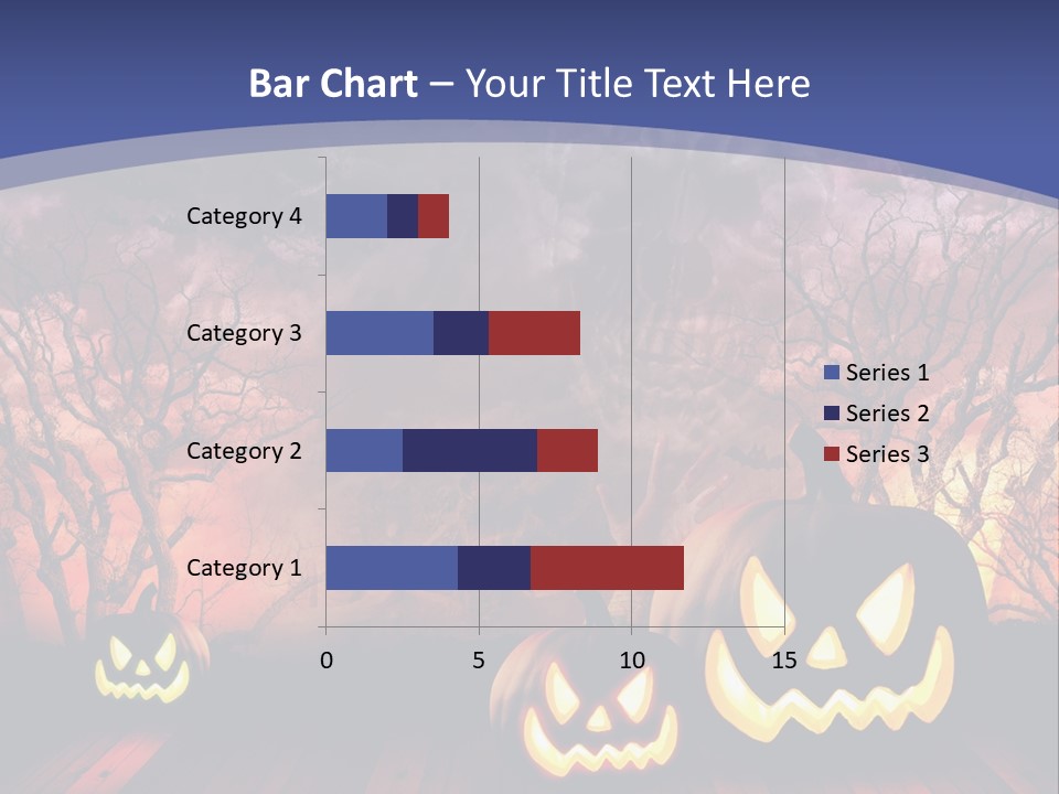 Faces Orange Fall PowerPoint Template