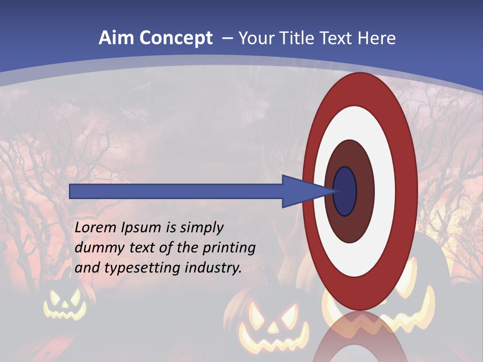 Faces Orange Fall PowerPoint Template