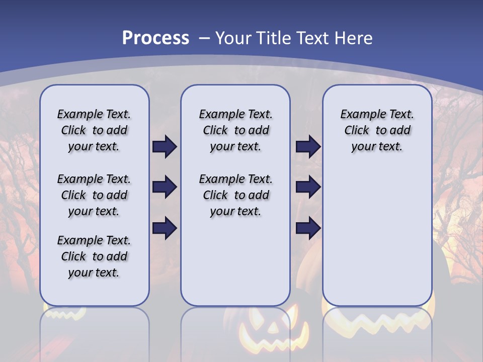 Faces Orange Fall PowerPoint Template