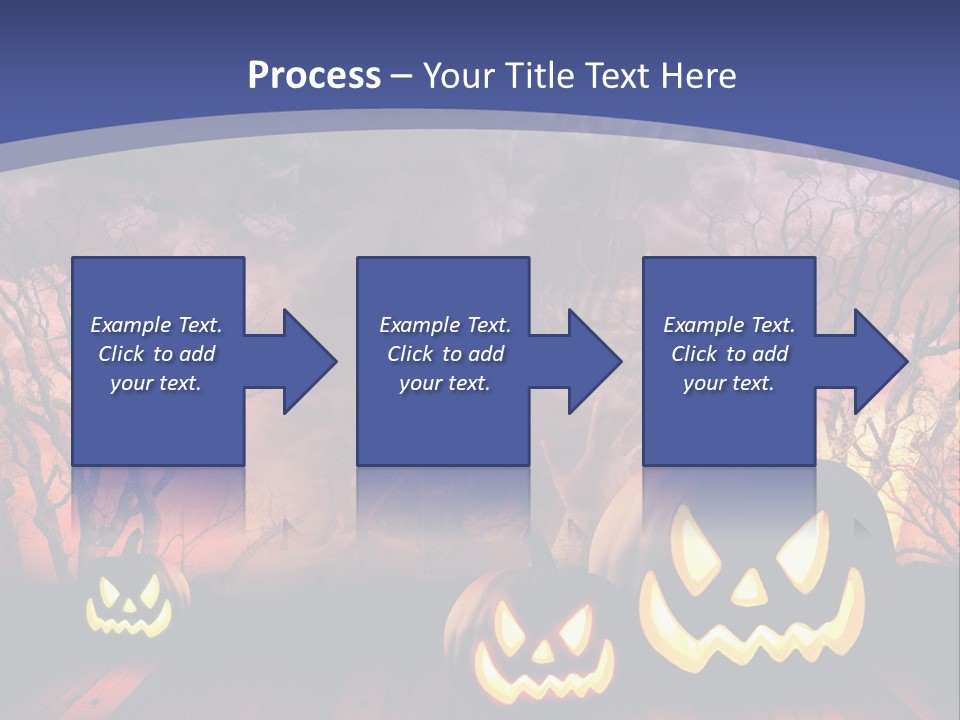 Faces Orange Fall PowerPoint Template